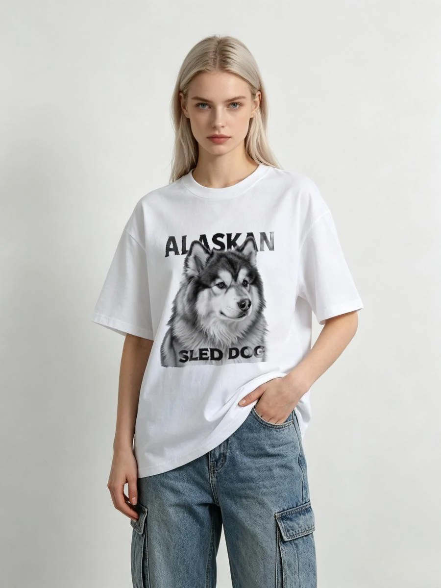 T-shirt avec motif imprimé en feuille métallique brillante, réfléchissante, qualité supérieure, excellente, exceptionnelle, magnifique, pour tous les jours
