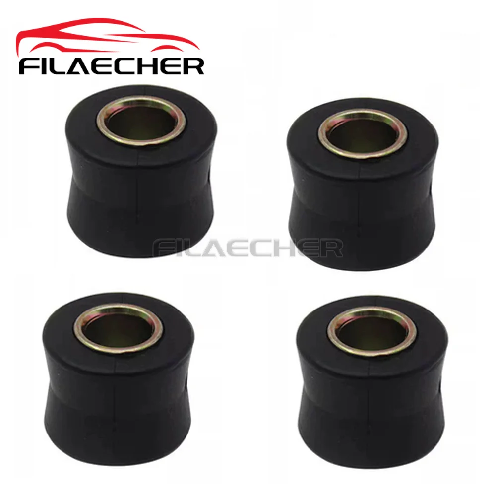 

1/2/4Pcs 10MM Rear Shock Absorbing Suspension Bushing Set in Rubber Sleeve for Motorcycles Scooter ATV UTV Go Kart Black
