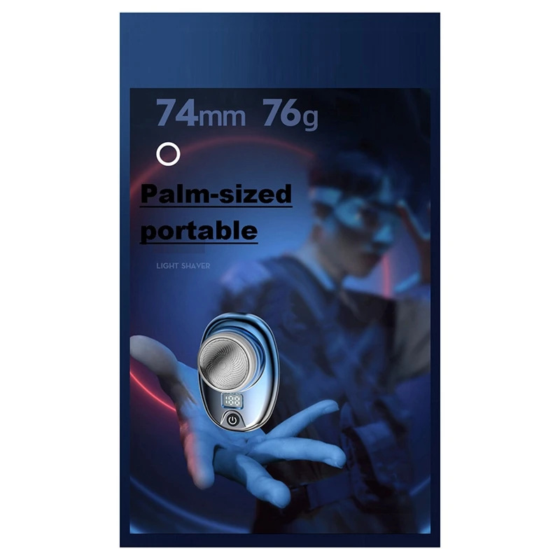 Golarka elektryczna przenośne elektryczne golarka Mini-kieszonkowy rozmiar do golenia, USB akumulator dla mężczyzn