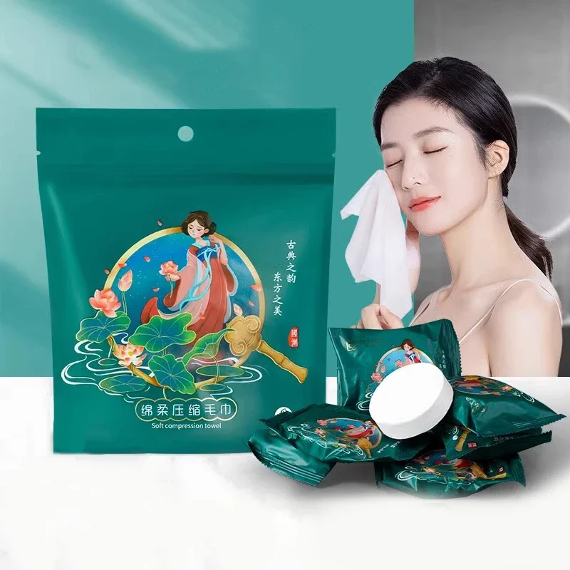 

Disposable Bath Towels Compressed Towels Quick-Drying Towels Portable Travel Trip Essential Shower Washable Towels 26*40cm