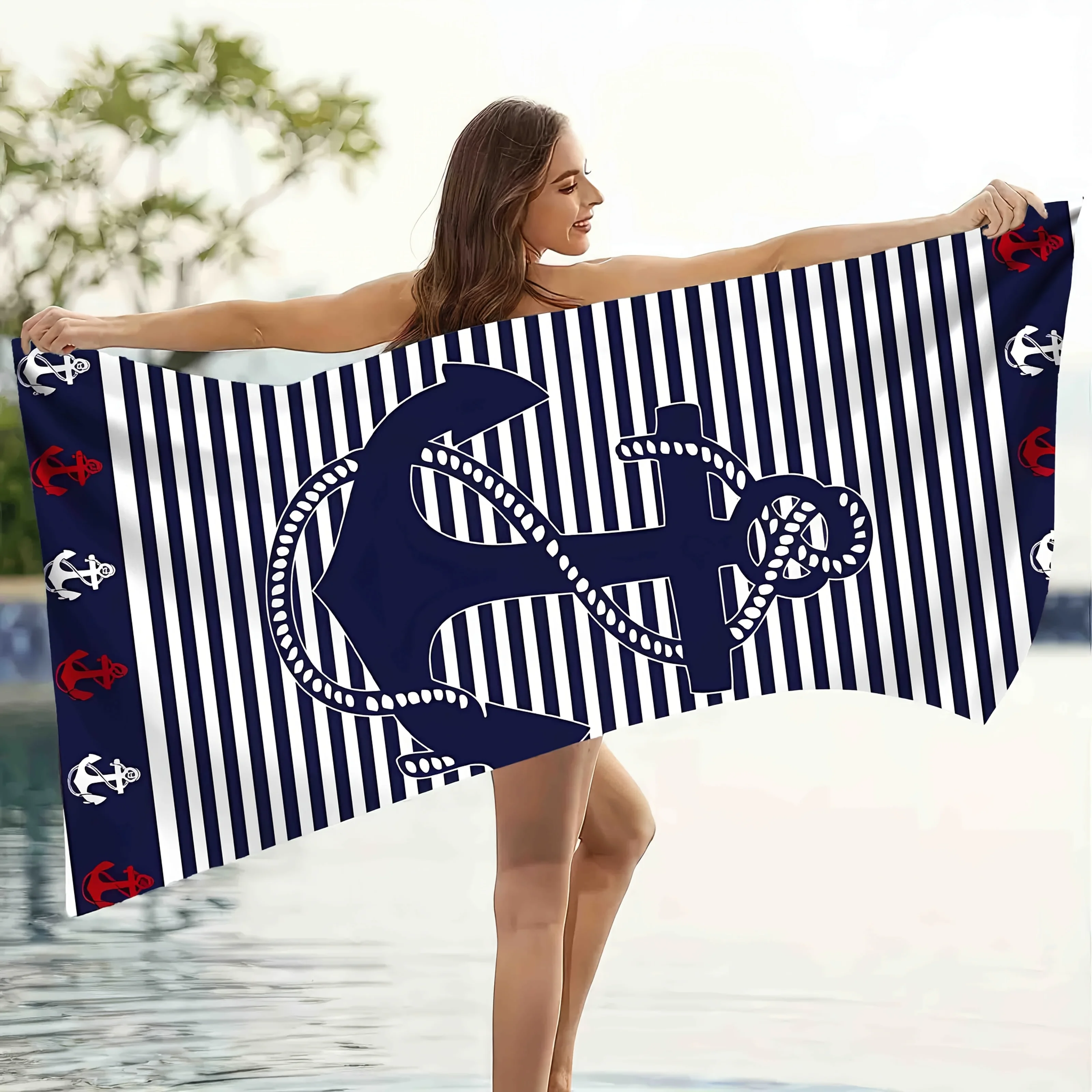 Universal Sport Microfiber Beach Towel, Professional Quick-Dry Sand-Free Bath Towel for Swim, Gym, Surfing, Diving and Yoga