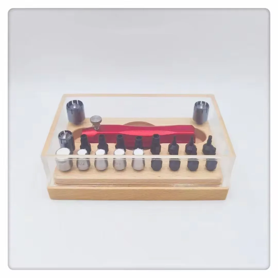 

High quality set with wooden bottom handle opening 2892/7750/2000/888/A10 bearing opening for watch maintenance