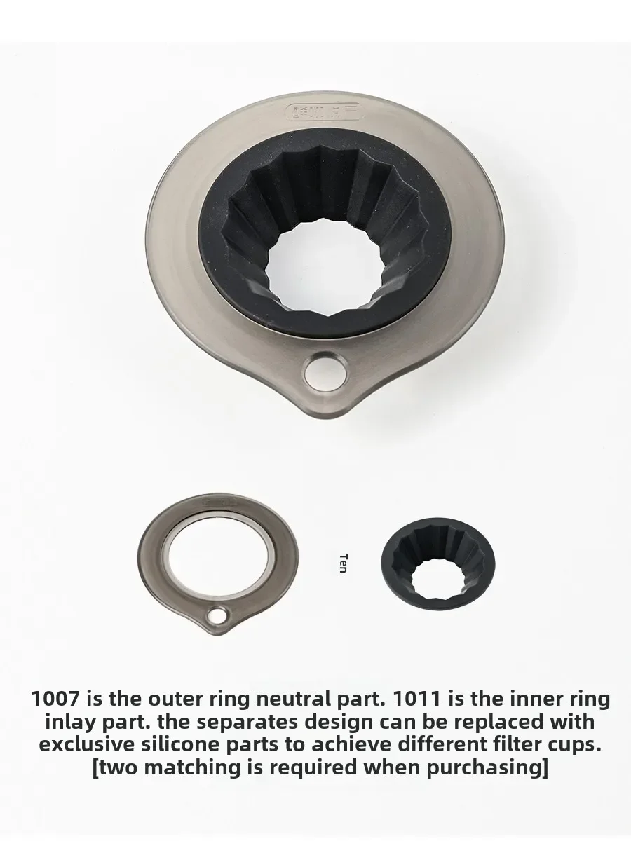 Replaceable Food Grade Silicone Resin Combination Mug Holder for Certain Mountain Ceramic Filter Mugs New