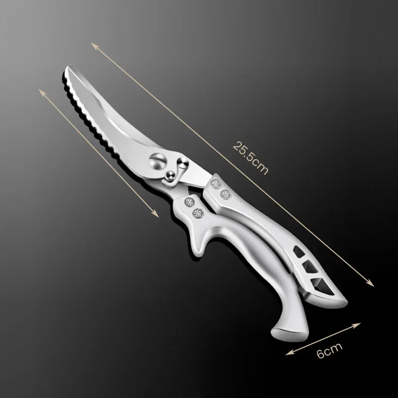 Sharp Shears for Chicken Bone Scissors, Kitchen Knife Tools, Multi Chicken Duck Cutter, Fish Scales, Acessórios