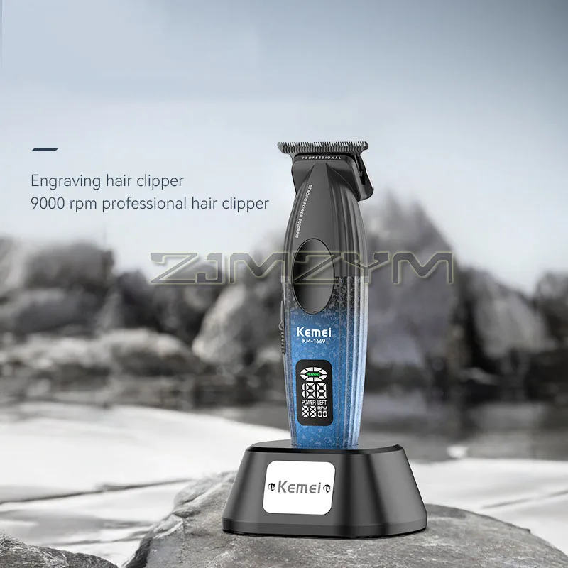 金属製電気バリカン,プロ用バリカン,コードレスディスプレイ,充電ベース付きヘアカット,9000rpm