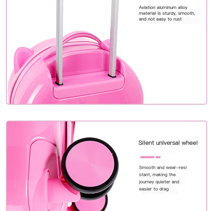 16 Inch 18 Inch Trolley Case Sanrioed Hello Kitty Anime Kawaii Cartoon Suitcase Student Travel Board The Plane Child Cute Trend