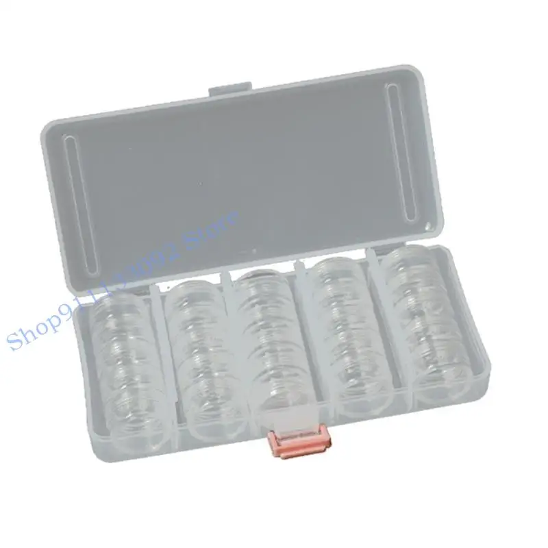 

H9ED CLEAR PLAIL PLASTER коробка для хранения драгоценностей для хранения маленького предмета организатор.