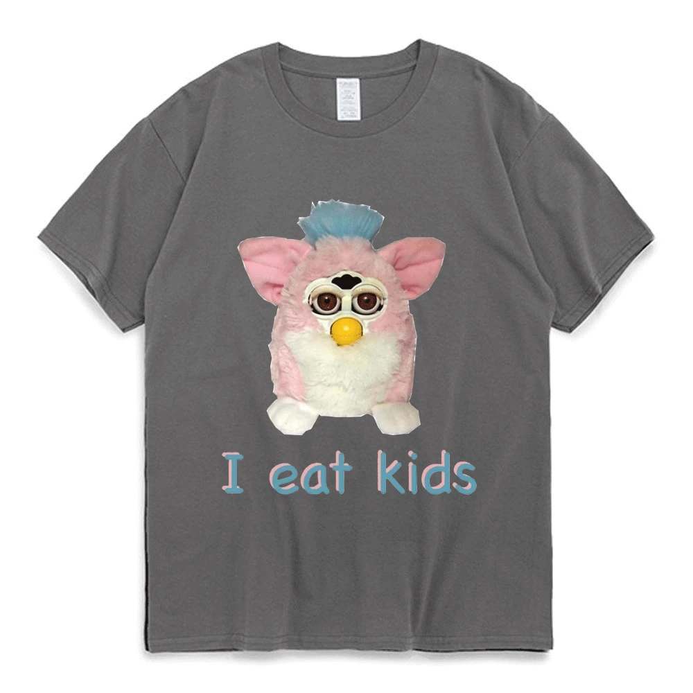 Funny Bertram Eats Kids T-shirt I Eat Tees Man Summer Cotton Tops Short Sleeve Black Casual Oversized Tshirt Men Women Clothing