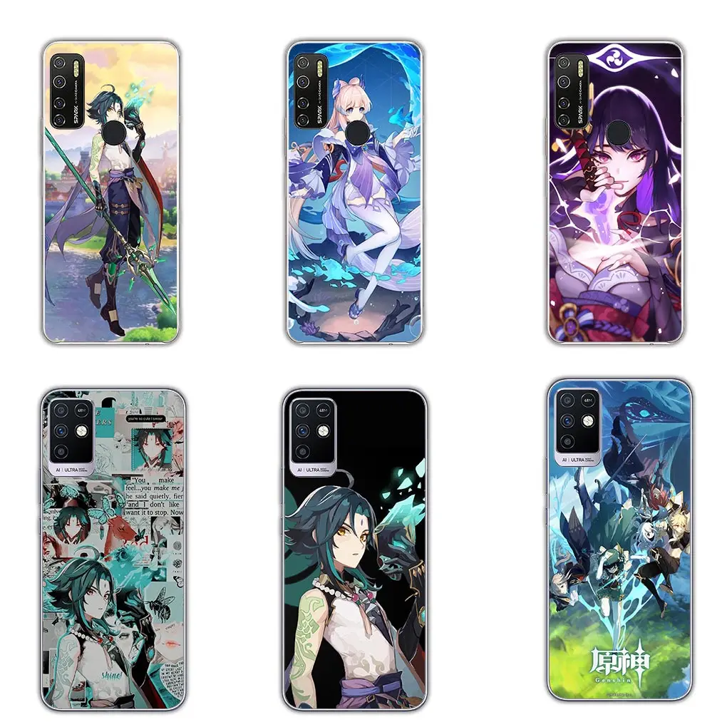 Baal Raiden Shogun Genshin Impact Xiao for Motorola Moto G04 G71 G73 G32 G34 E7 G6 G7 G8 G9 G24 Power One Fusion Plus Phone Case