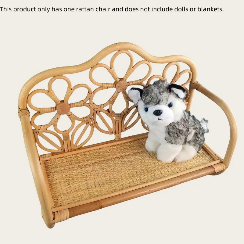 1 قطعة خمر الروطان سرير بيبي كرسي الوليد استوديو صور اطلاق النار الدعائم وظيفية الرضع التصوير الأثاث النمو تذكارية #6