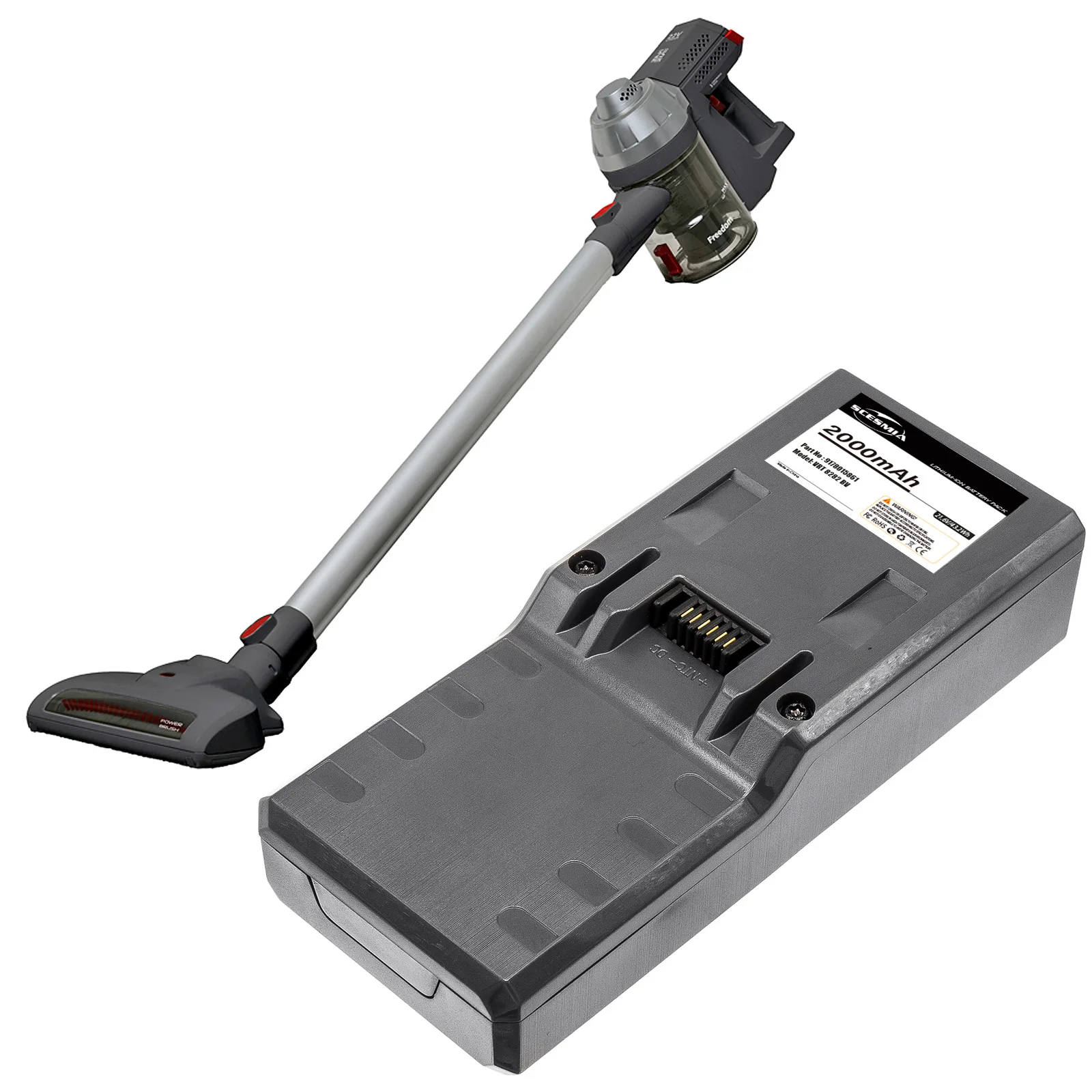 Vacuum Cleaner Battery 21.6V/2000mAh LPB-05, 9178015861 for TEK AK77, A6, A7, AK80,for Beko VRT 8282 BV, ZB1852
