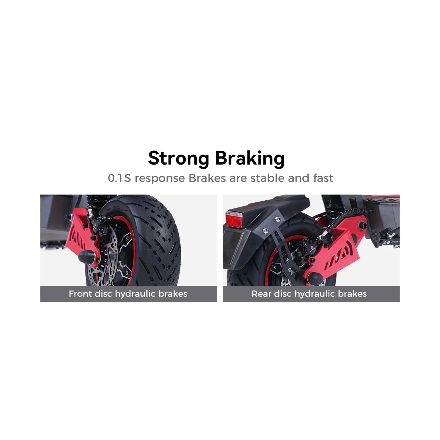 سكوتر Lightning Knight H8 6000W، 50MPH 49/56 Miles 60V 28Ah سكوتر كهربائي للبالغين، 11 بوصة سكوتر إلكتروني مزدوج التعليق