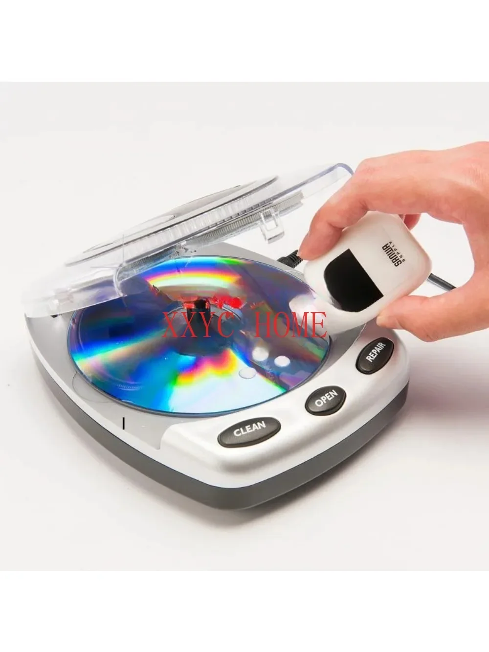 CD/DVD Disc Cleaning Machine Electric Automatic Scar Repair Device