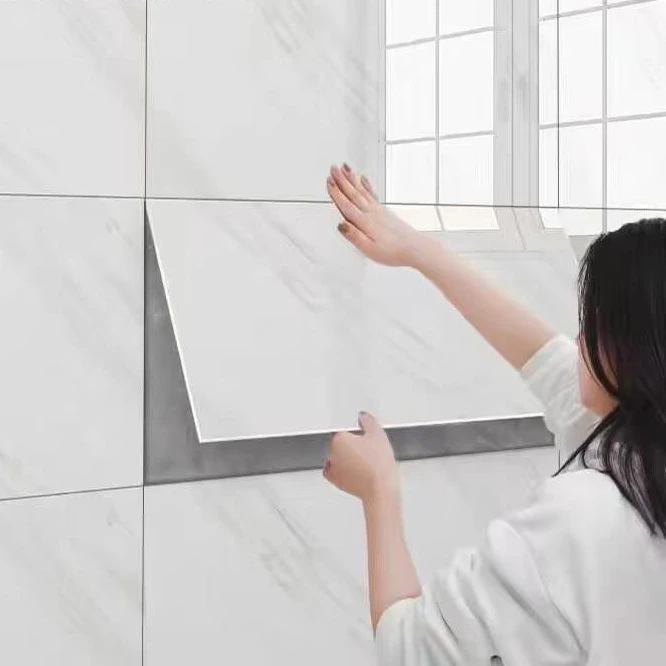 Tile-like wall stickers - waterproof and stain-resistant - self-adhesive wall decoration panels