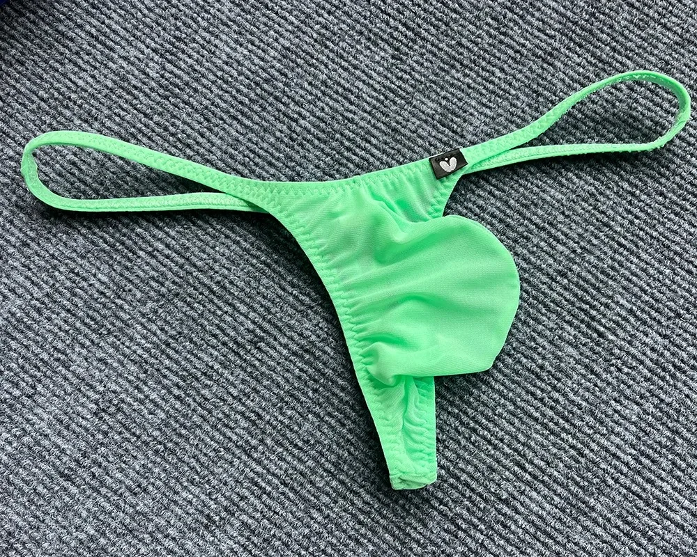 Mens Sexy Mesh Transparent Thongs Underwear Elastic Sex Gay Men Colors Joy Underwear Show Cockring String Homme Undies