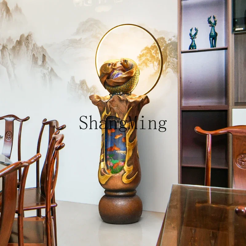 

ZYYnew Chinese-style running water water circulating landscape floor ornament indoor living room housewarming decoration