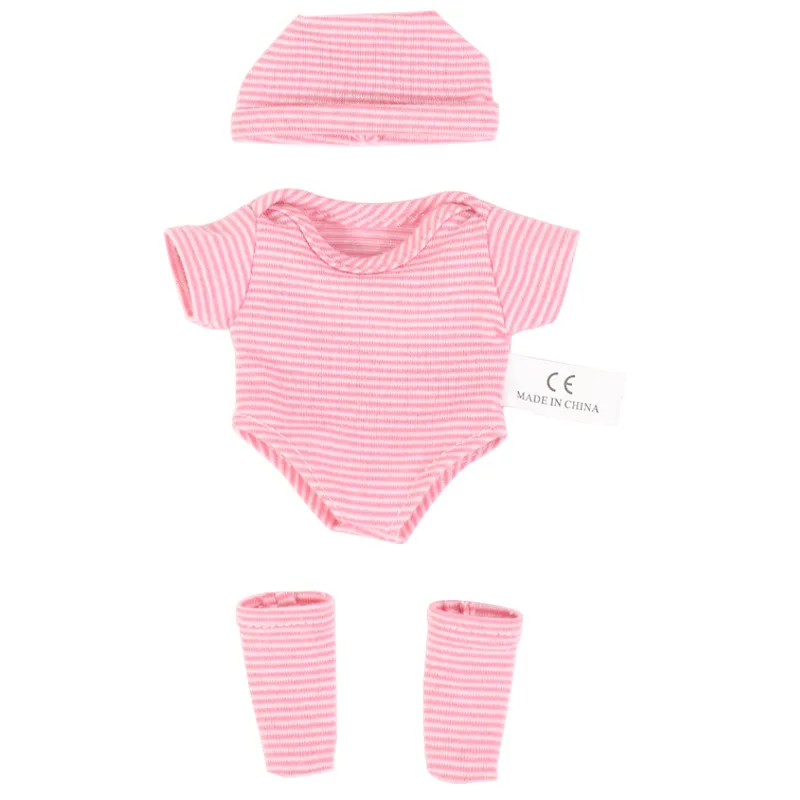 Puppenkleidung für 20cm Reborn-Puppen Set für 7,87 Zoll Pullover Overall Puppenkleidung DIY Anziehspielzeug Puppenzubehör – Detail 14