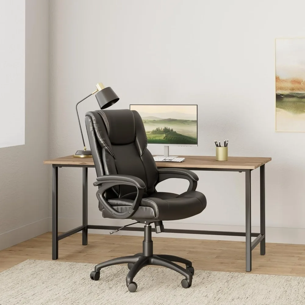 

Modern Black Office Chair Stylish Mesh Back for Office & Home Use