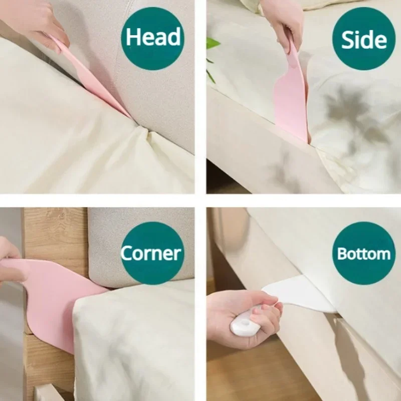 The Bed Sheet Tucker Handhold Tucking Paddle for Bed Making Easier Sheet Change Helper for Bedrooms 2PCS