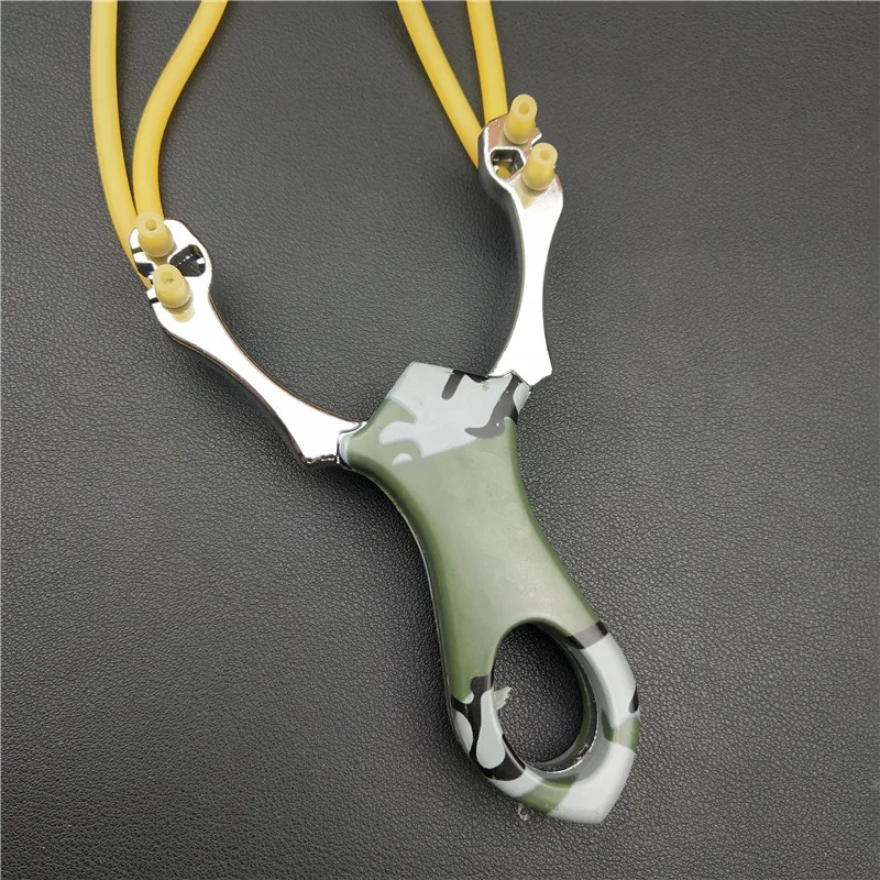 NEW Powerful Sling Shot Aluminium Alloy Camouflage Bow fishing Catapult Outdoor Hunting Slingshot Hunt Accessories catapult