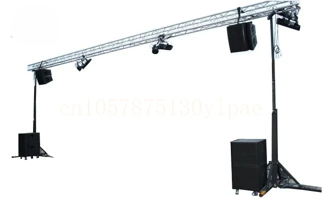 For Durable 0.6mm Metal Tube Extendable Speaker Tripod Stand