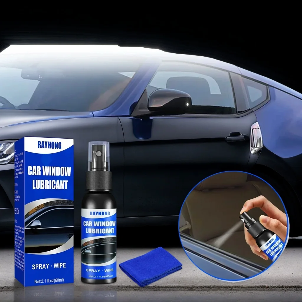 

60 мл резиновая смазка для окон и дверей автомобиля — смягчает уплотнения, устраняет скрипа и защищает резиновые полоски (инструмент для обслуживания автомобиля)