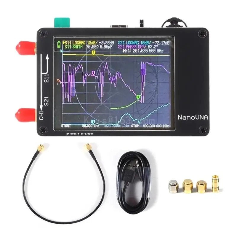 

LCD Spectrum Analyzer Wireless Communication Antenna Diagnostic NanoVNA-H