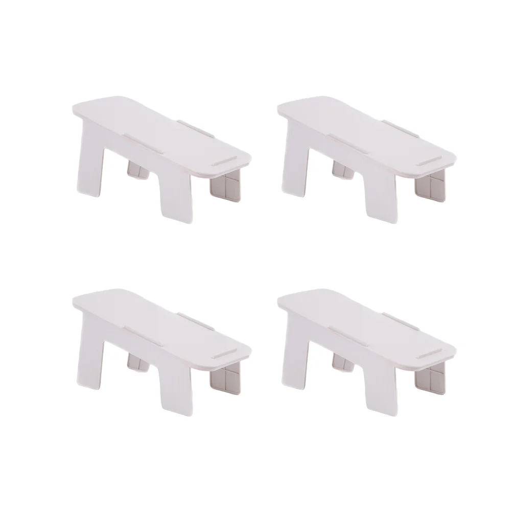 

4 Pcs Shoe Shelf Shoes Storage Rack Double Layers Accessories Holder Stand Child