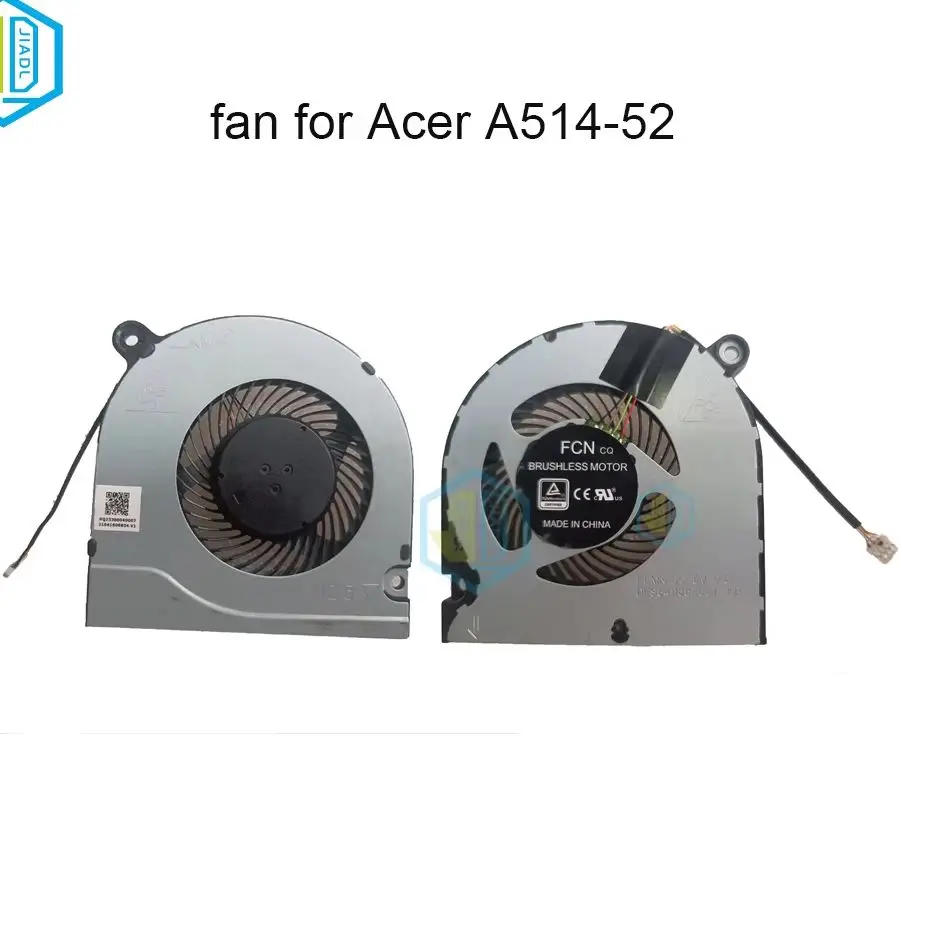 Notebook PC Radiator for Acer Aspire 5 A514 A514-52 A514-52G A514-52K A514-52KG DFS541105FC0T Laptop Cooling Fans Cooler 5V Fan