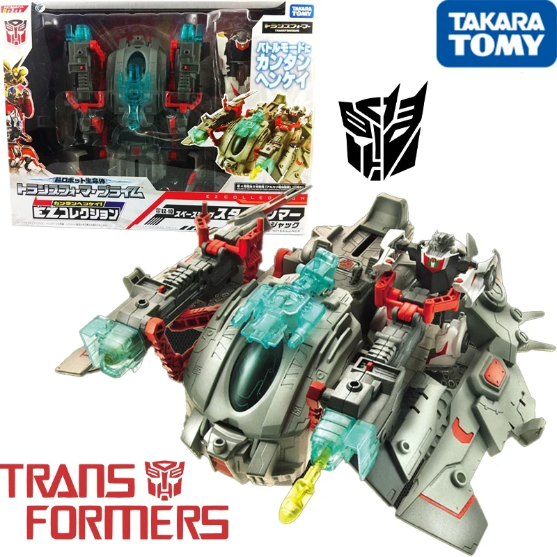 【in-stock] Takara Tomy Transformers Prime Basic Class Ez-10 Wheeljack Action Figure Free Shipping Hobby Collect Model Toy