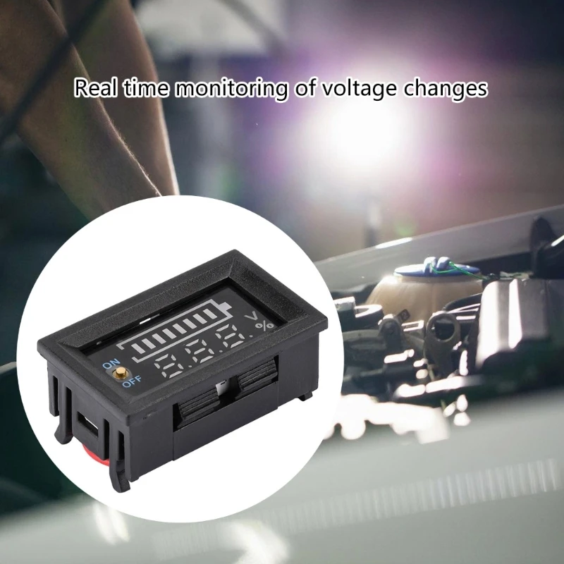 367D Accuracy LED Reader Voltmeter for Electronic Hobbyists & Vehicle Modders