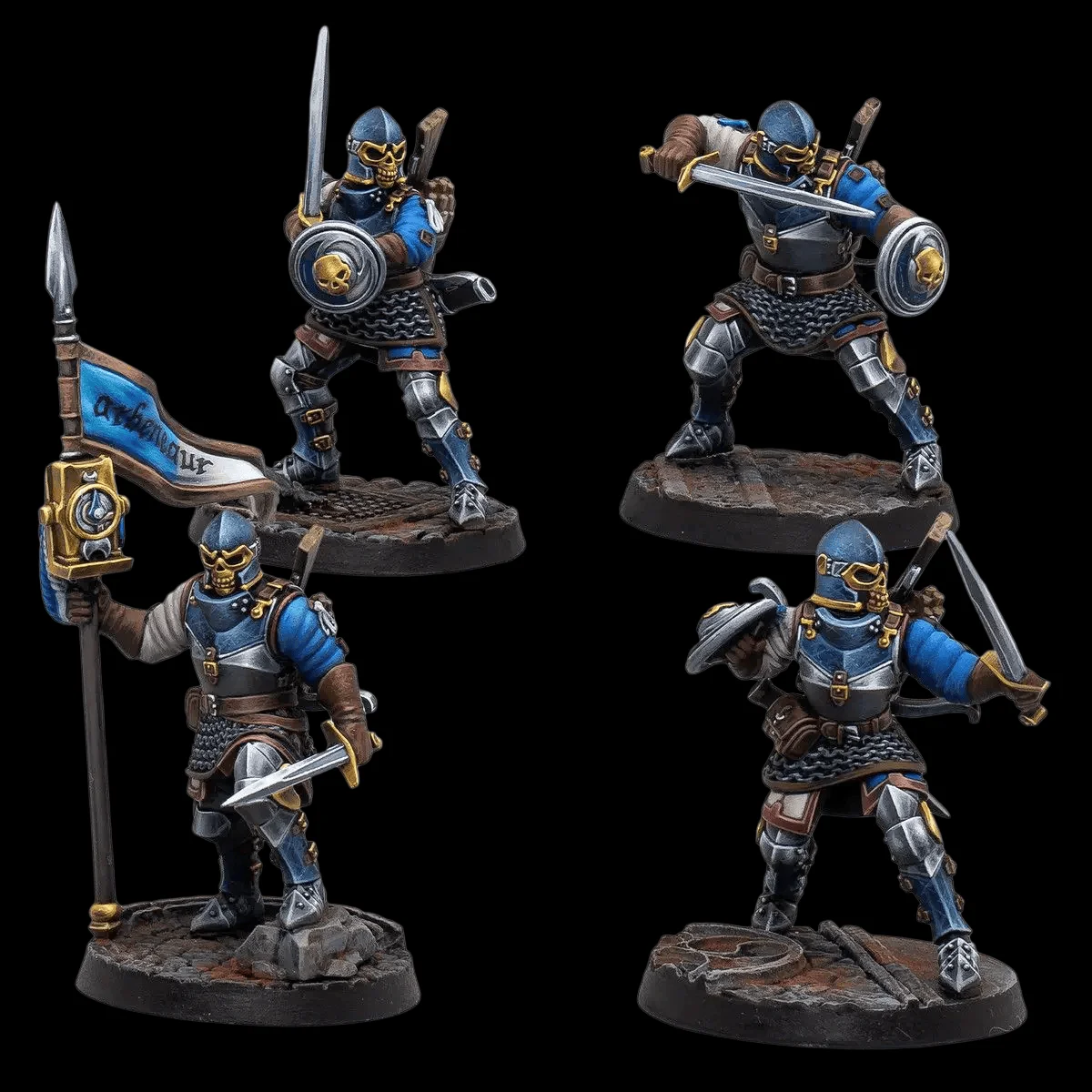 Die Casting Resin Model Assembly, Guardians of The Mounds， Unpainted Requires Assembly