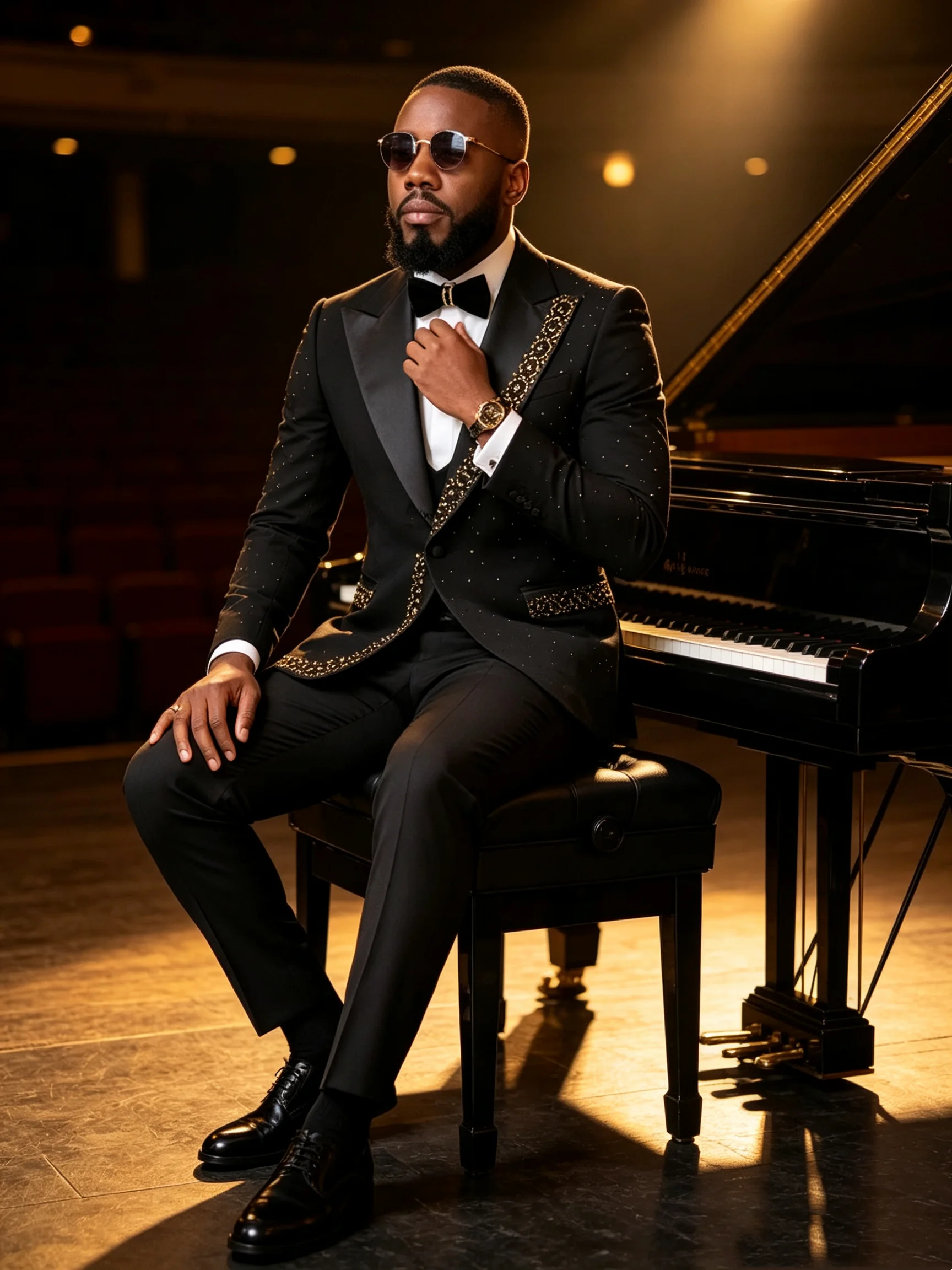 Formal Black Men Suit Set 2 Pcs Blazer+Pants Crystals Cotton Prom Wedding Tuxedos Coat Cotton Customized Office Business Jacket