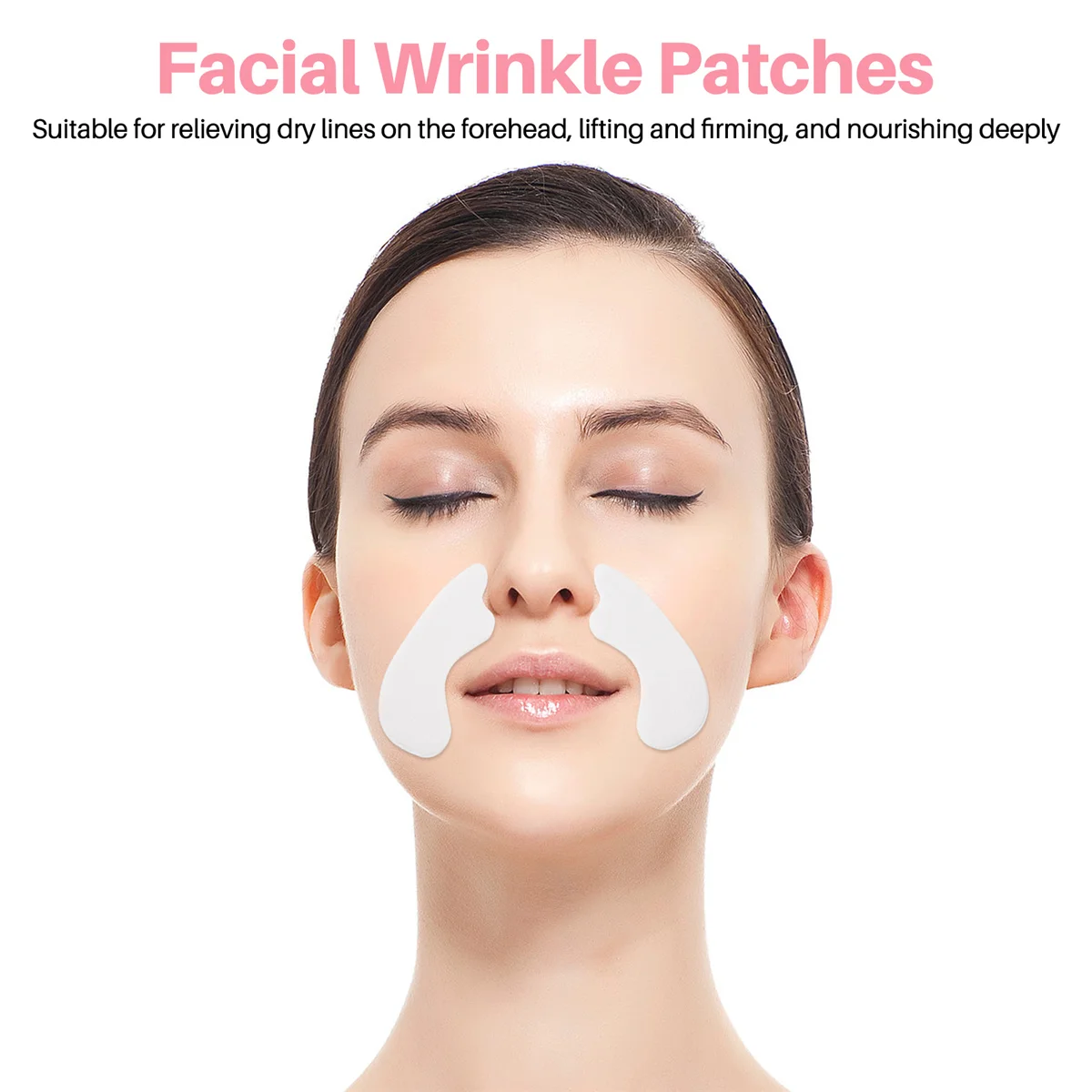 5Pair Frown Lines Removal Patch Nasolabial Folds Anti-Wrinkle Mask Anti-Aging Stickers Moisturizing Firming Face