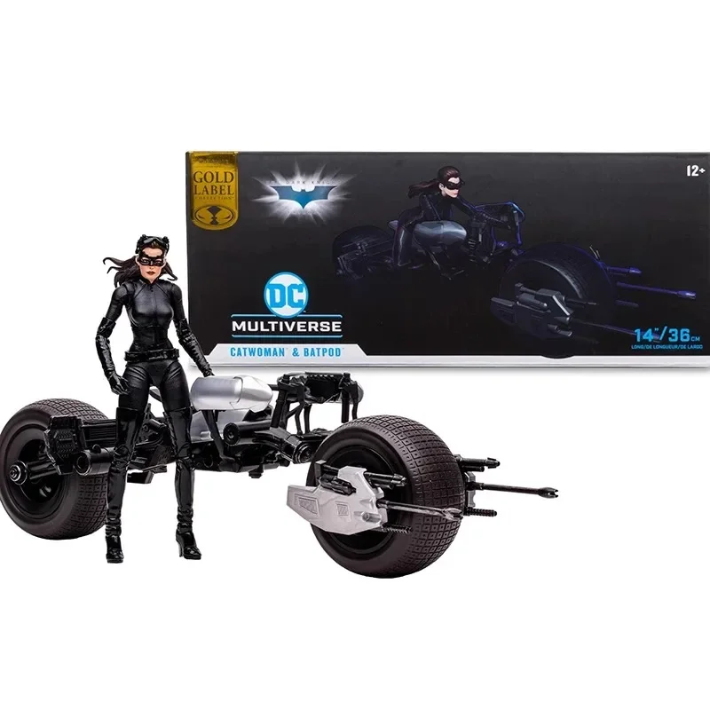 

Экшн-фигурки Catwoman Batpod (подъем Темного рыцаря), масштаб 7 дюймов, с автомобилем, Многосторонняя Аниме Фигурка постоянного тока, модель, игрушки, орнамент