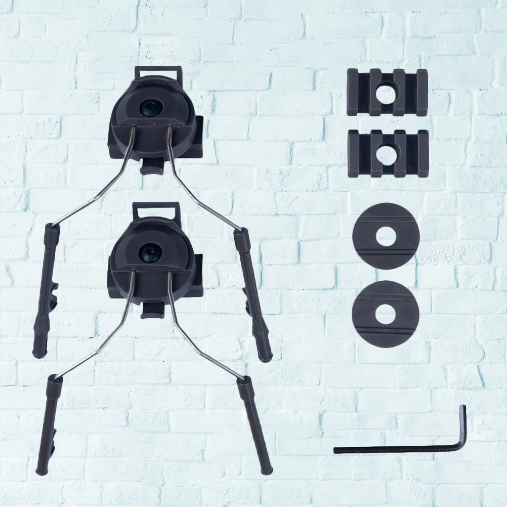 

Fast Rail Adapter For Comtac Headset Military Headphones Outdoor Black Universal Fit Mount Adjustable Straps Secure