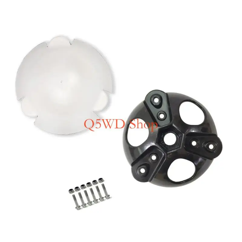 Q5WD Wind turbines Wheel Hub Cap Plastic Component Low Noise Easy Installation