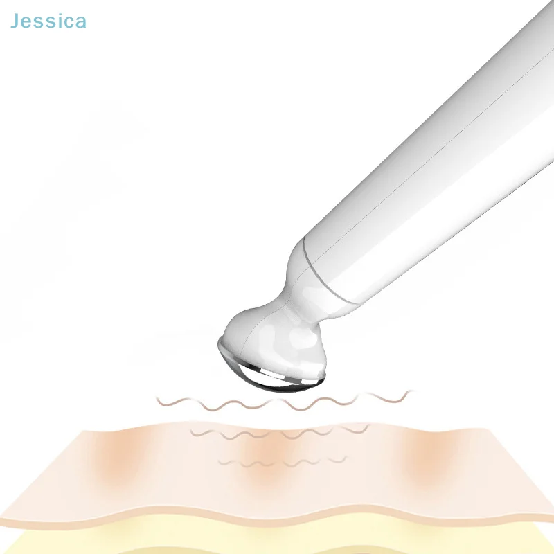 ☆ جهاز تدليك الوجه الكهربائي الصغير المحمول بالاهتزاز ومضاد للشيخوخة والتجاعيد والهالات السوداء قلم إزالة أدوات العناية بالبشرة التجميلية