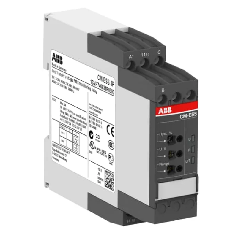 ABB RELAY  CM-ESS.MS, 2c/o, 3-600V, 24-240VAC/DC  Product ID: 1SVR730830R0500