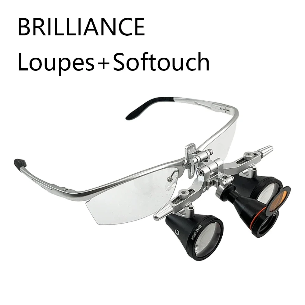 Eighteeth BRILLIANCE ibG3040D S Dental Loupes Headlight Set Wearing Glasses Magnifying The Mirror Oral Glass Surgery Hd Led