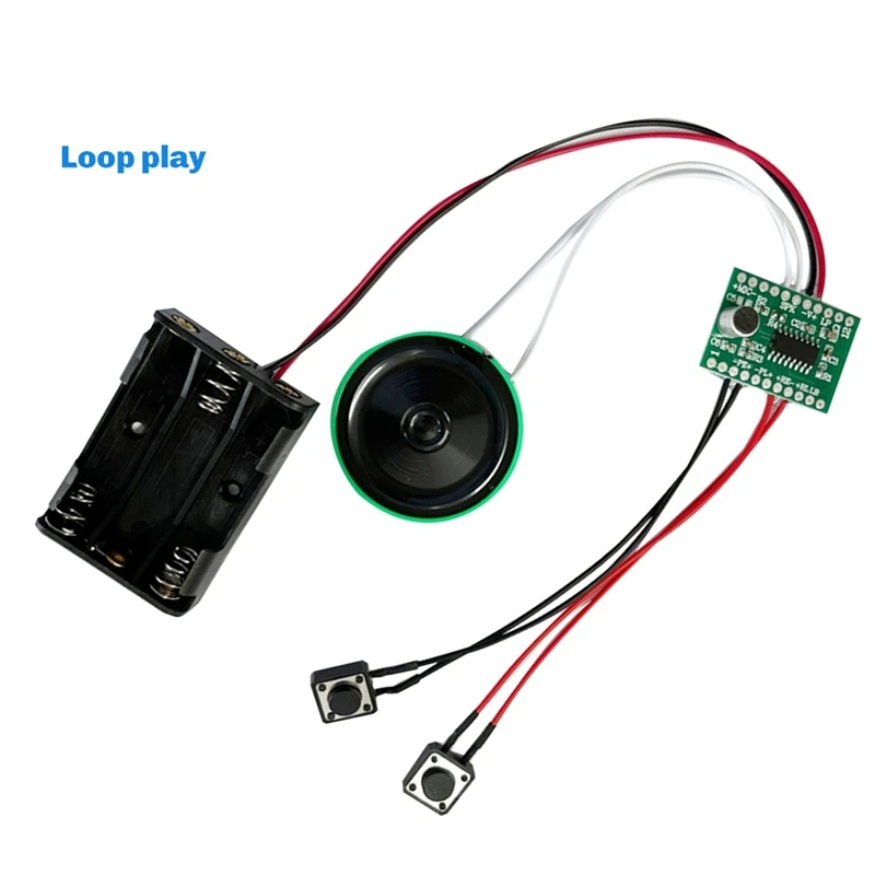 DIY Voice Greeting Card Chip Recordable Voice Sound Chip Module Recordable Voice Module Loop Playback