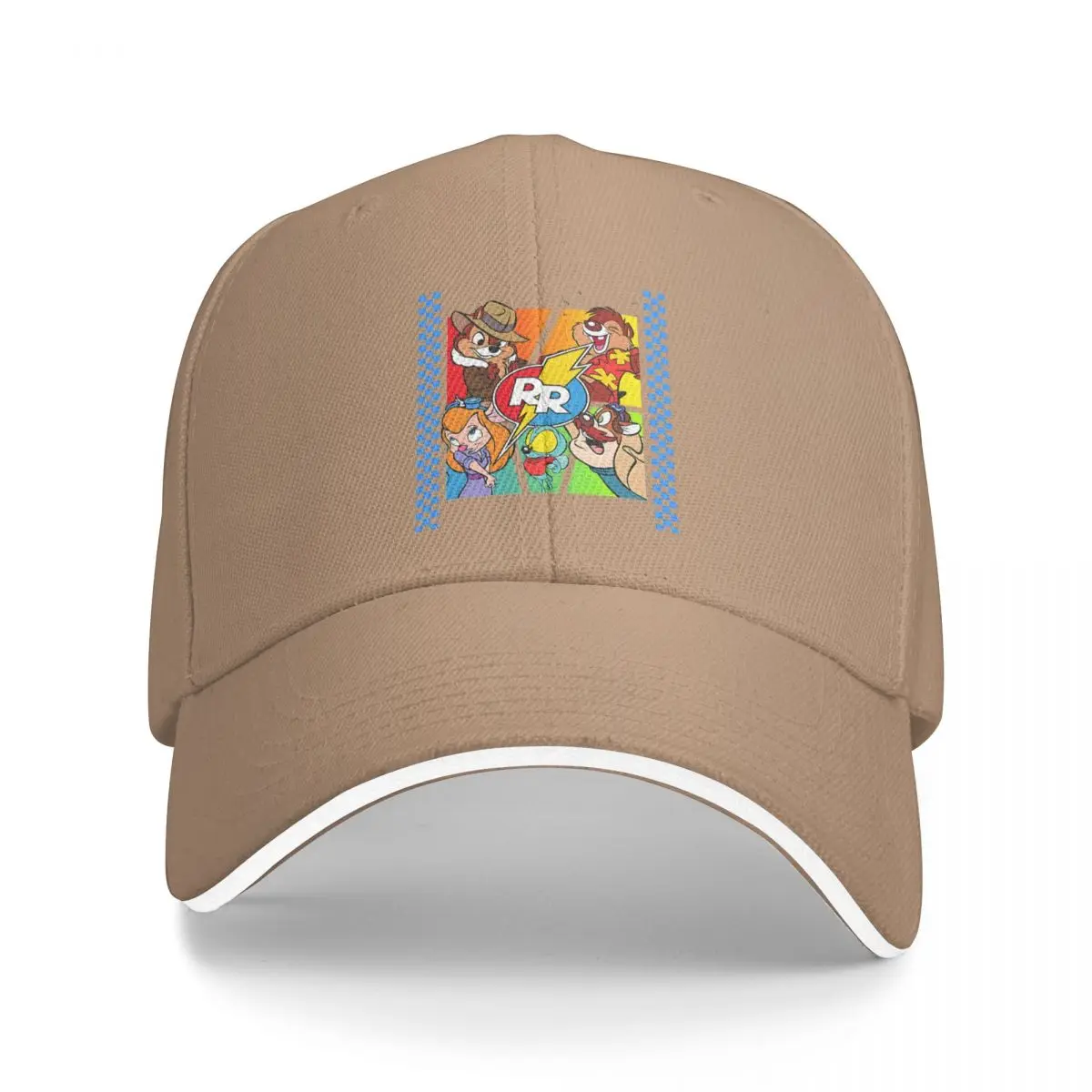 Washed Men's Baseball Cap Rescue Rangers Trucker Snapback Caps Dad Hat Disney Chip 'n' Dale Golf Hats