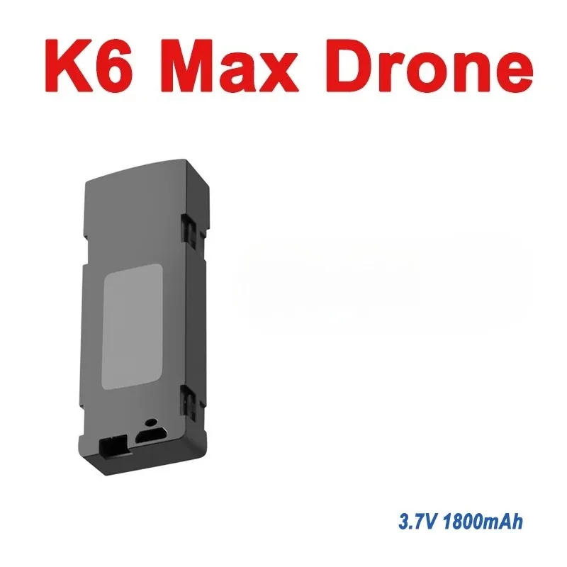 Newly Upgraded 3.7V 1800mAh High Quality Replacement Drone Battery for K6 Max Drone Accessories Parts Rechargeable Battery view 4