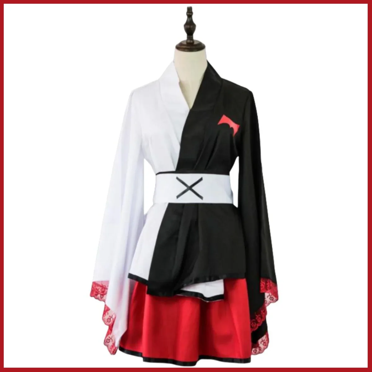 Game Danganronpa Another Episode: Ultra Despair Monokuma Cosplay Costume Wig Female Sexy Kimono Skirt Woman Kawaii Party Suit