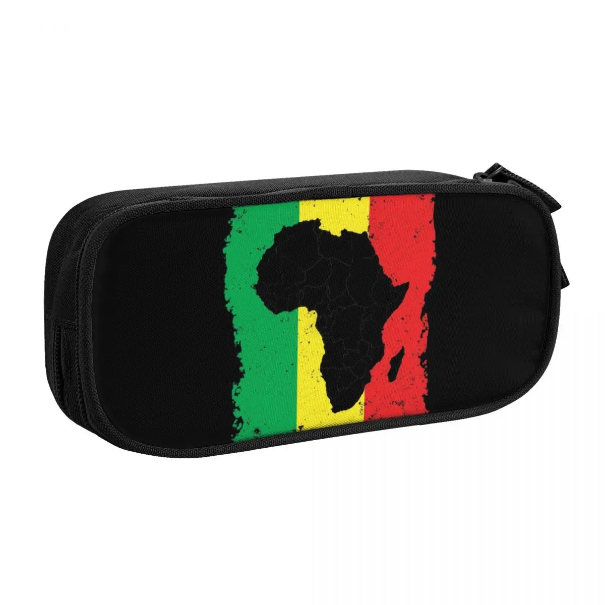 Africa Tanzania Namibia Kenya Map Flag Custom Cute Pencil Cases Boys Gilrs Big Capacity Pencil Pouch Students Stationery