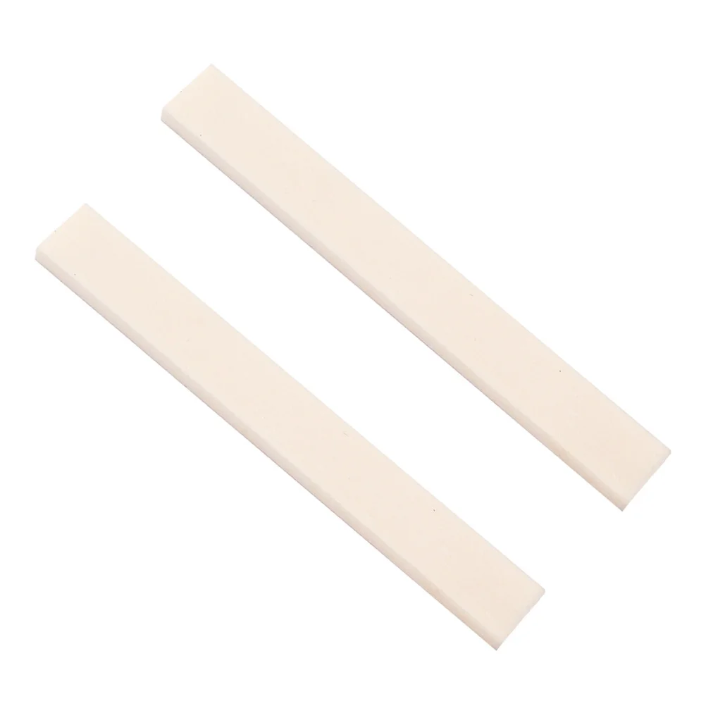 แผ่นรองนั่งทำจากกระดูกควาย ขนาด 80x11x3 มม. น้ำหนักเบา สำหรับกีตาร์โปร่ง กีตาร์ไฟฟ้า กีตาร์คลาสสิก เบส แมนโดลิน แบนโจ อูคูเลเล่