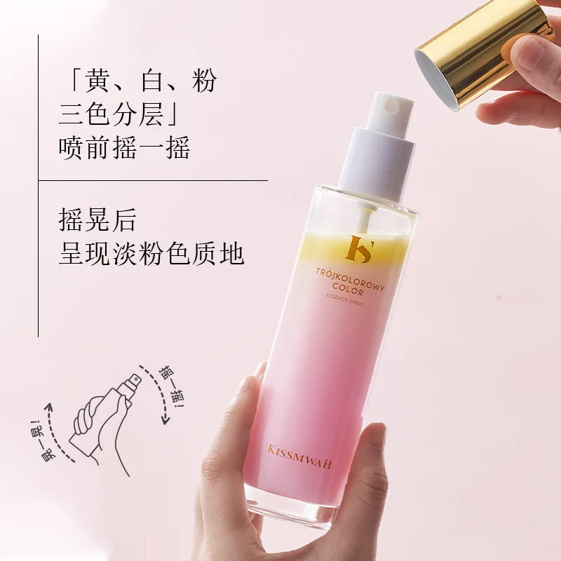 Facial Hydrating Essence Spray Tricolor Rose Essence Water Deep Hydrating Rejuvenation Firming Care Skin Care Water Skincare