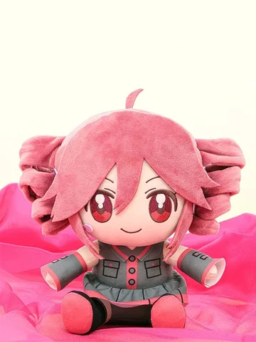 23CM Kasane Teto Plush Toy Soft Doll Stuffed Plushies Figure Anime Cosplay Cartoon Birthday Present Christmas Gift for Fans Girl