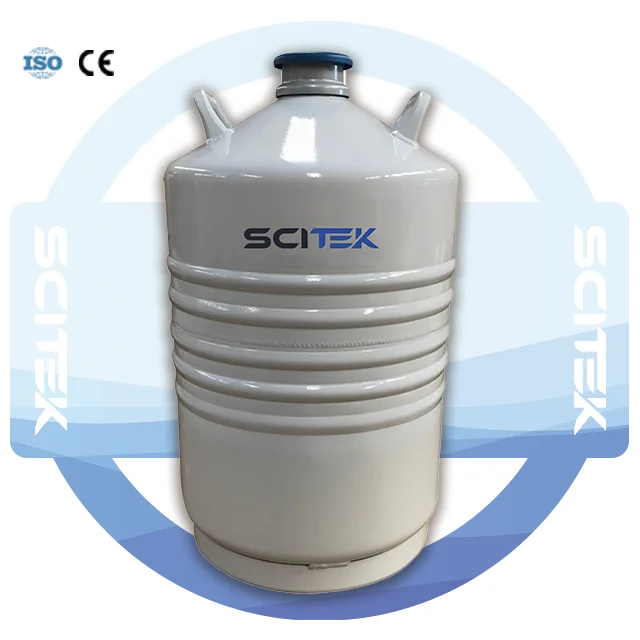 SCITEK Liquid Nitrogen Dry Shipper Tank 1.3l Vapor cryogenic storage Liquid Nitrogen Tank