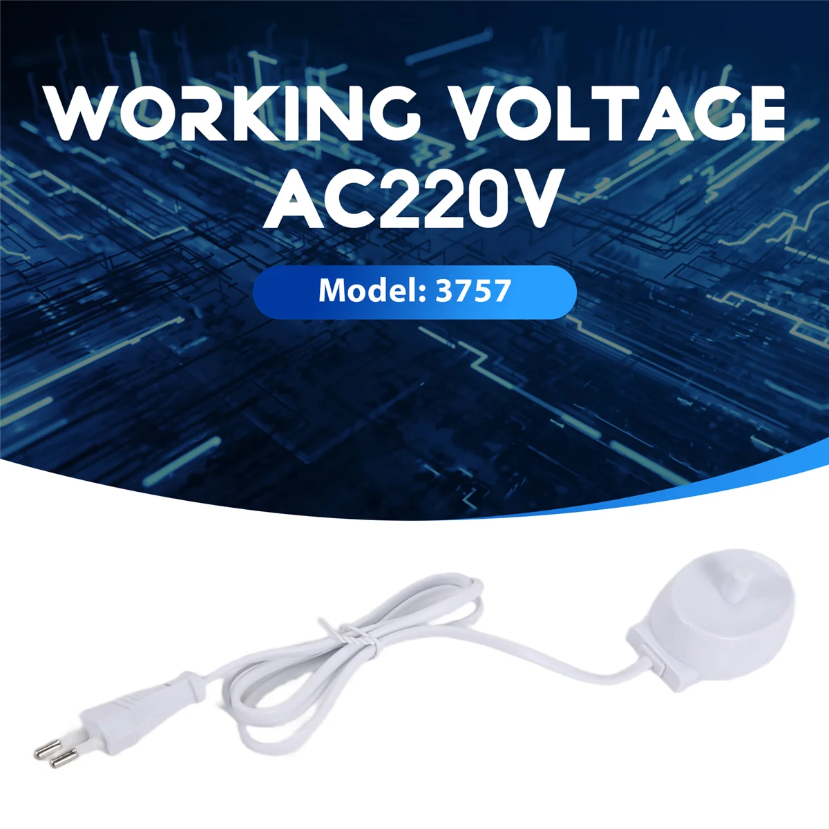 AT08 بديل جديد لسلسلة 3709 D12 D16 D20/89 00D36 P2000 لشاحن حامل فرشاة الأسنان الكهربائية-قابس الاتحاد الأوروبي